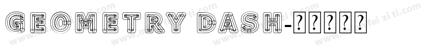 geometry dash字体转换